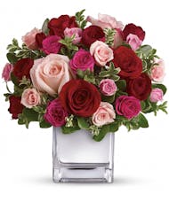 Love Medley Bouquet with Red Roses